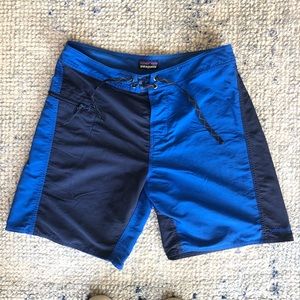 Patagonia shorts blue panel (swim trunk board shorts)